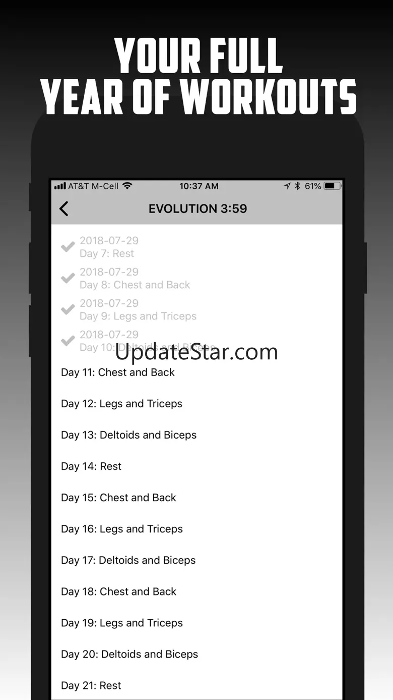 EVOLUTION 3:59 Workout Program 3.0.3