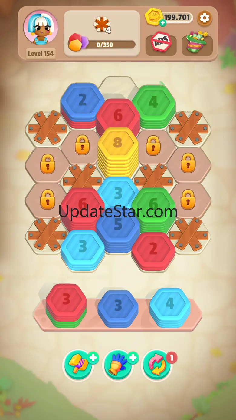 Hexa Stack: Color Sort Puzzle 0.5.47