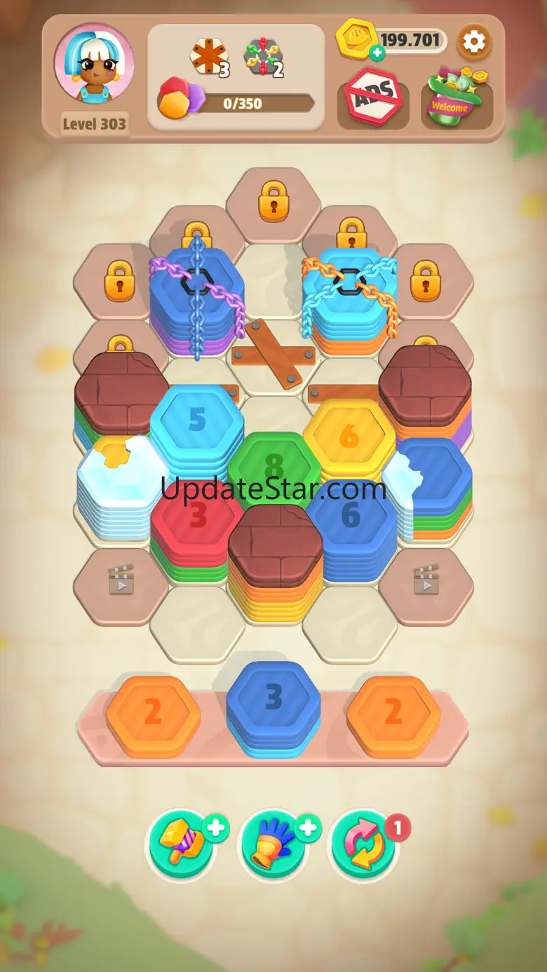 Hexa Stack: Color Sort Puzzle 0.5.47