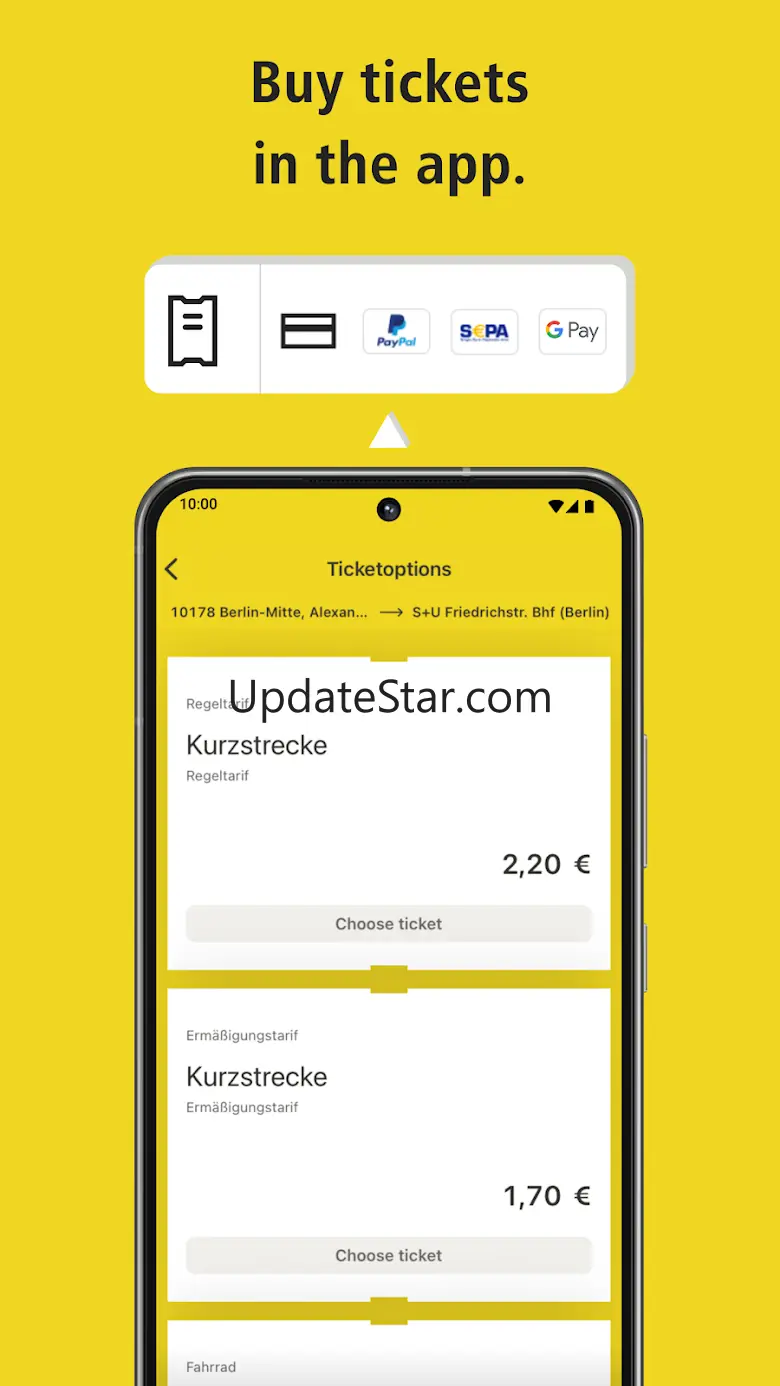 BVG Fahrinfo: Route planner 8.6.3 (174)