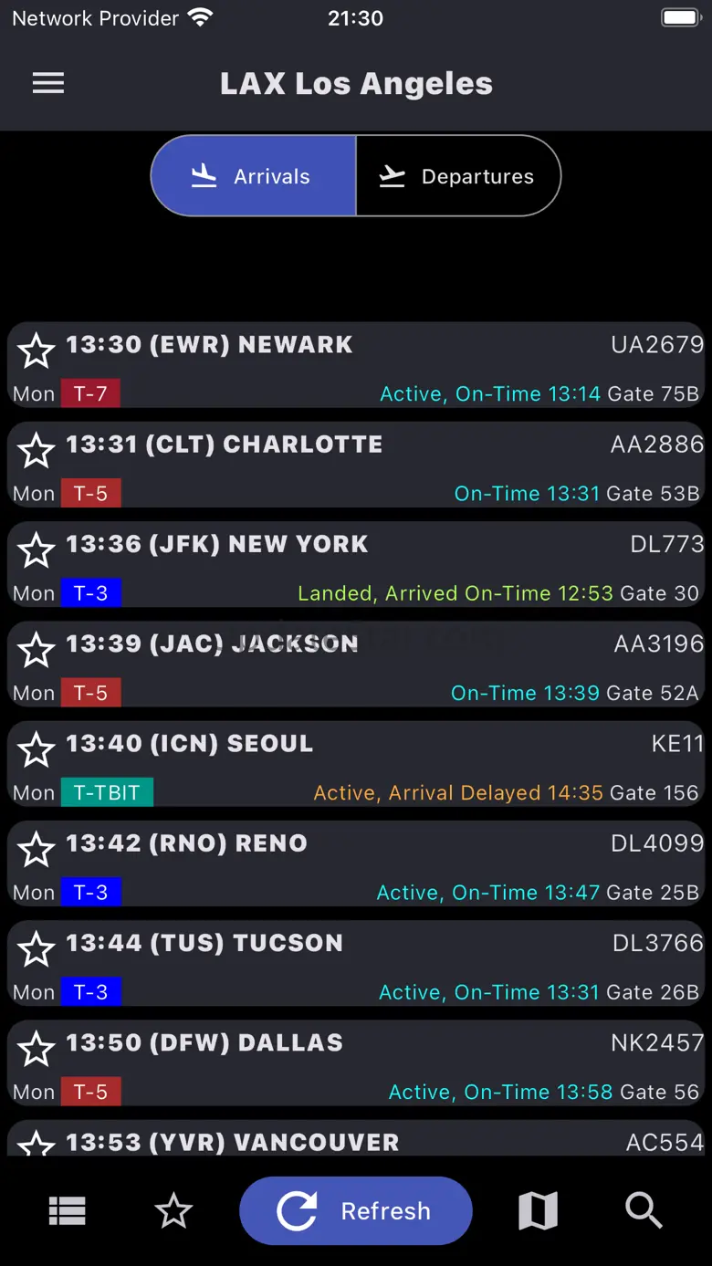 Denver Airport: Flight Info 8.0.522