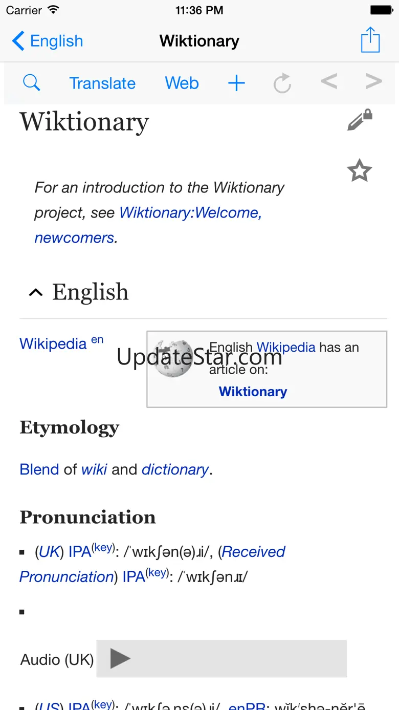 Wiktionary Reader 6.3