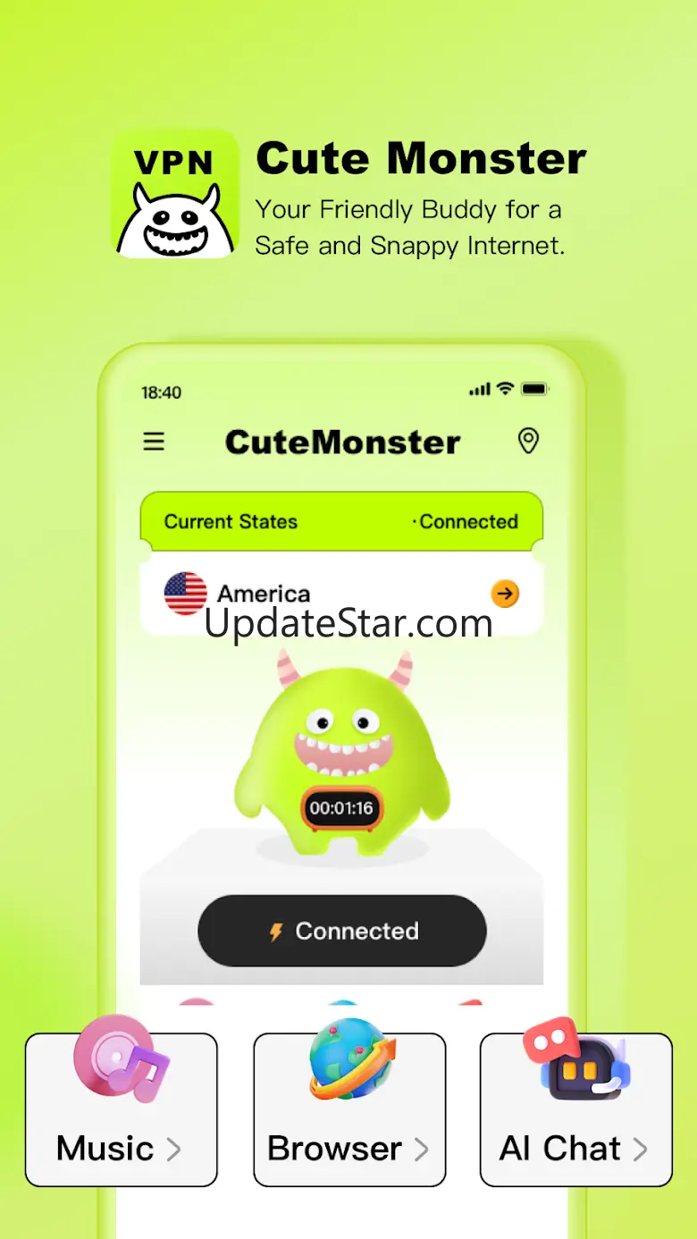 CuteMonster - Fast&Stable VPN