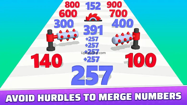 Number Bullet: Run & Merge