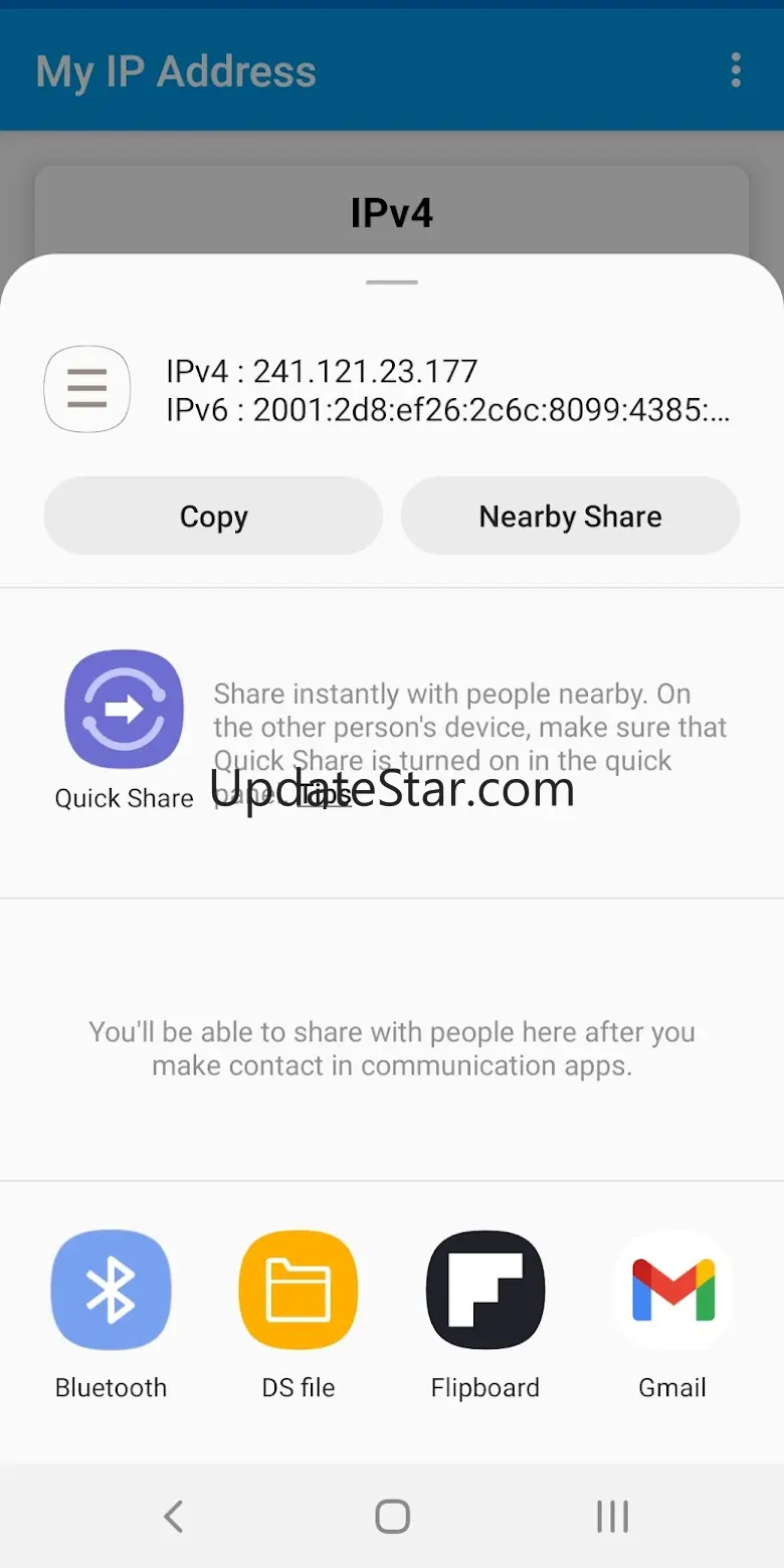 My IP Address 1.0.0.0