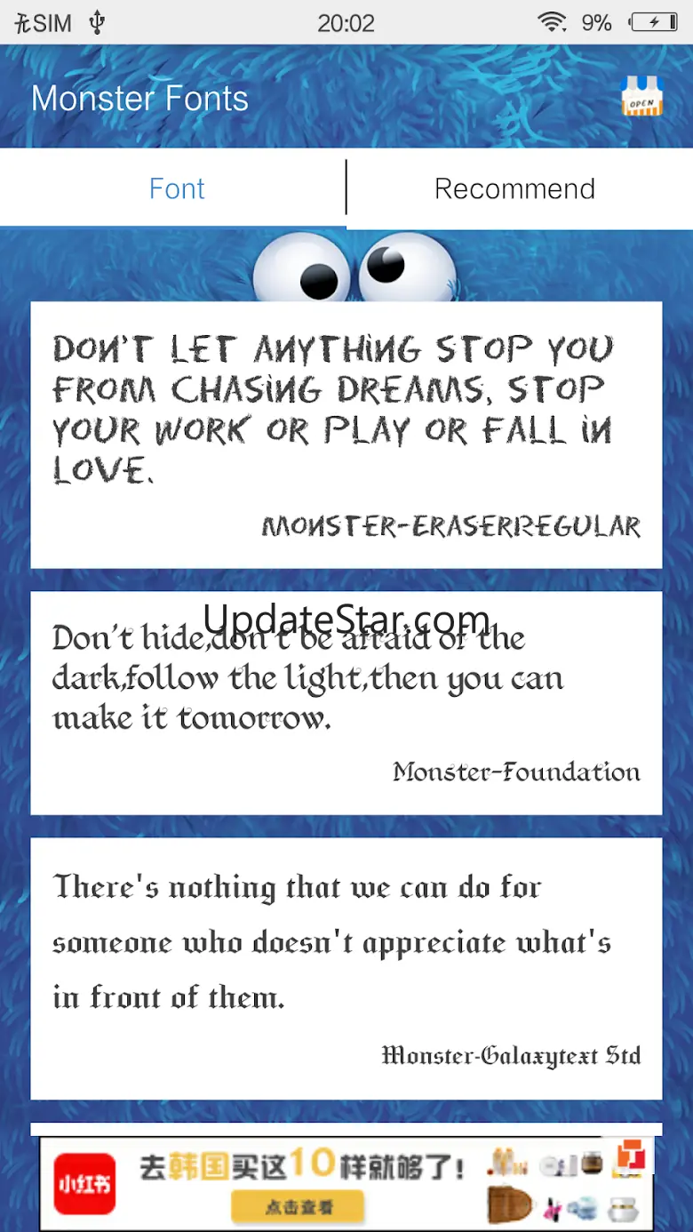 Monster Fonts 1.1