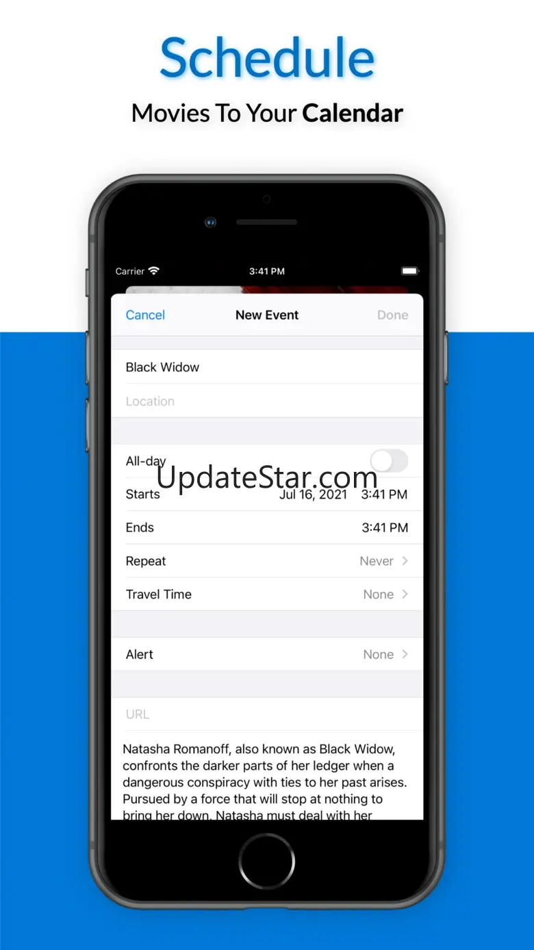 Go:Movies & TV Event Manager 2.2.0