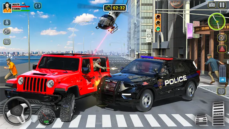 Police Car Chase Gangster Run 1.6