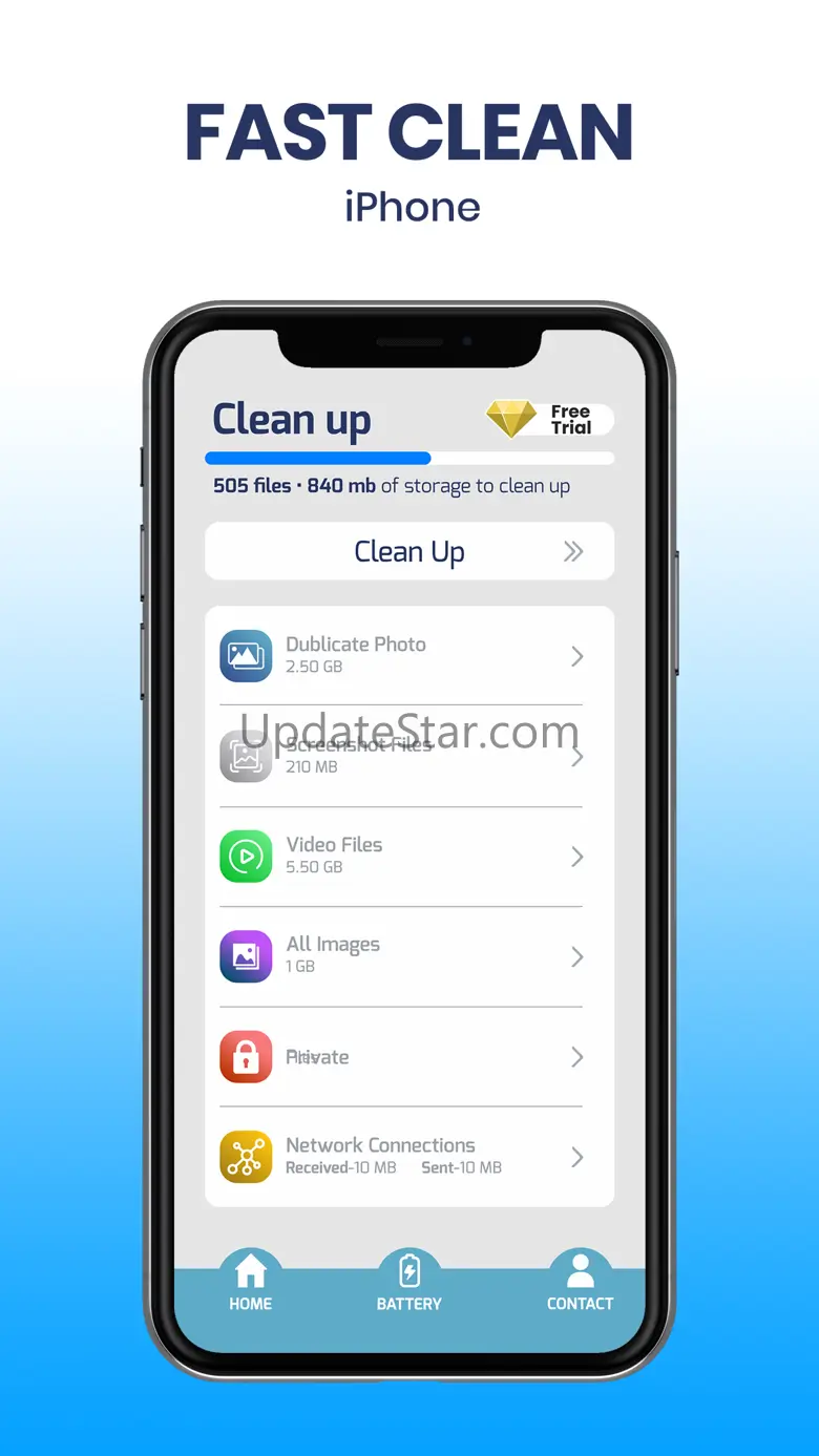 Clean Up Storage-Phone Cleaner 6.5