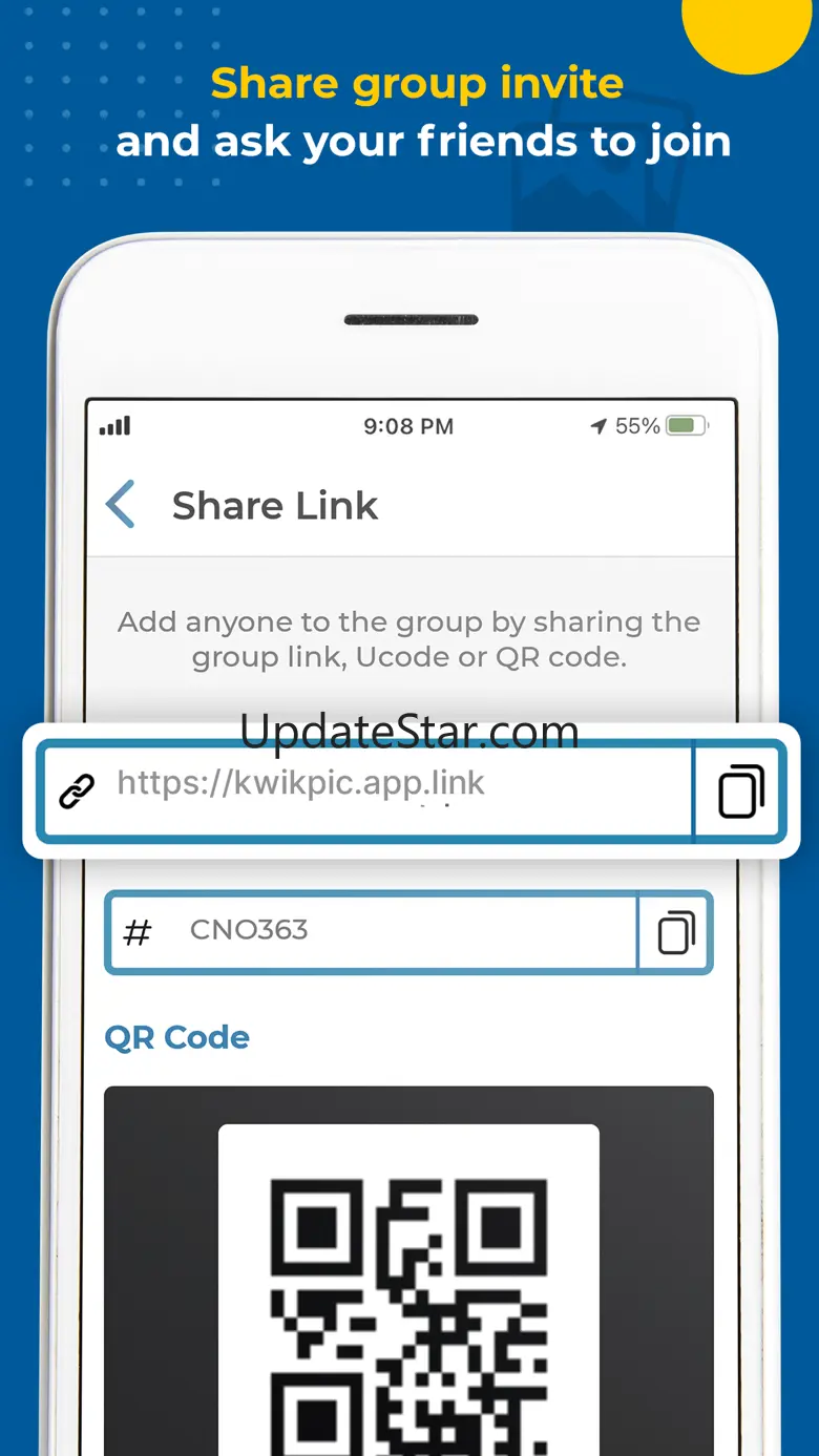 Kwikpic - Smart Photo Sharing 12.9