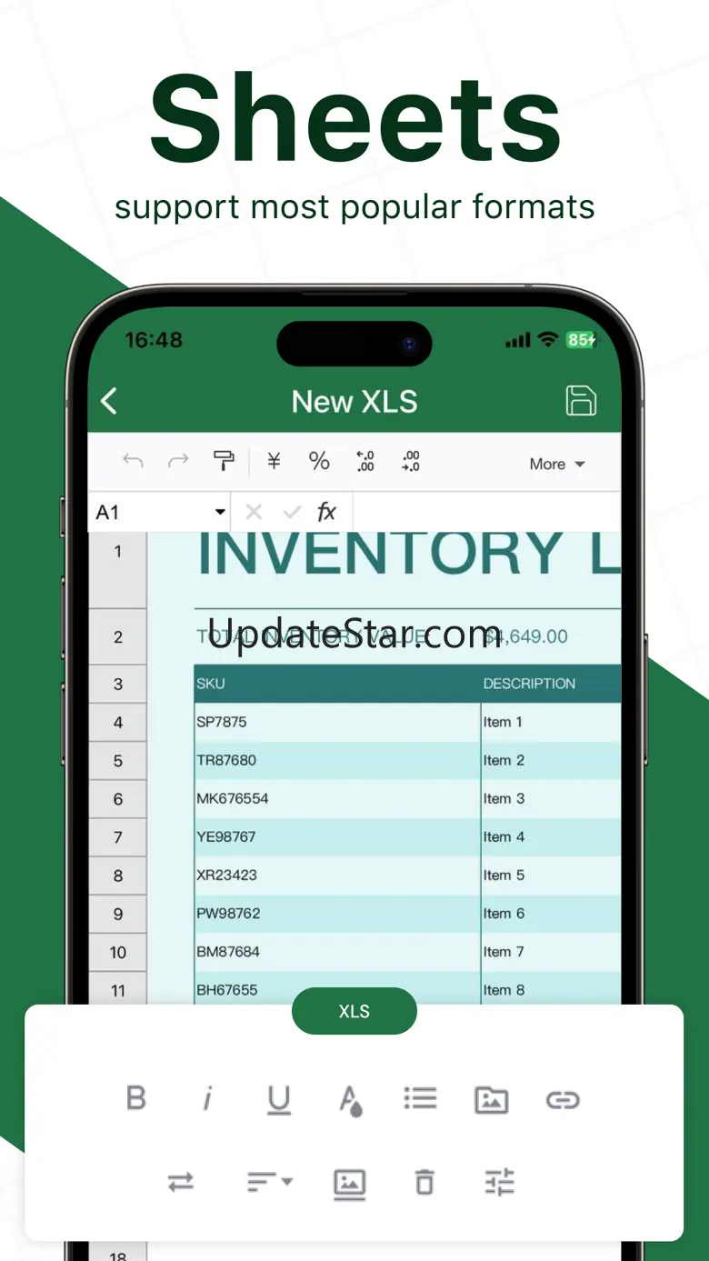 Spreadsheets - Create & Edit 1.2