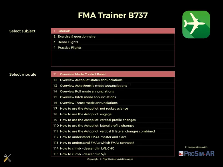FMA Trainer B737 1.3.5