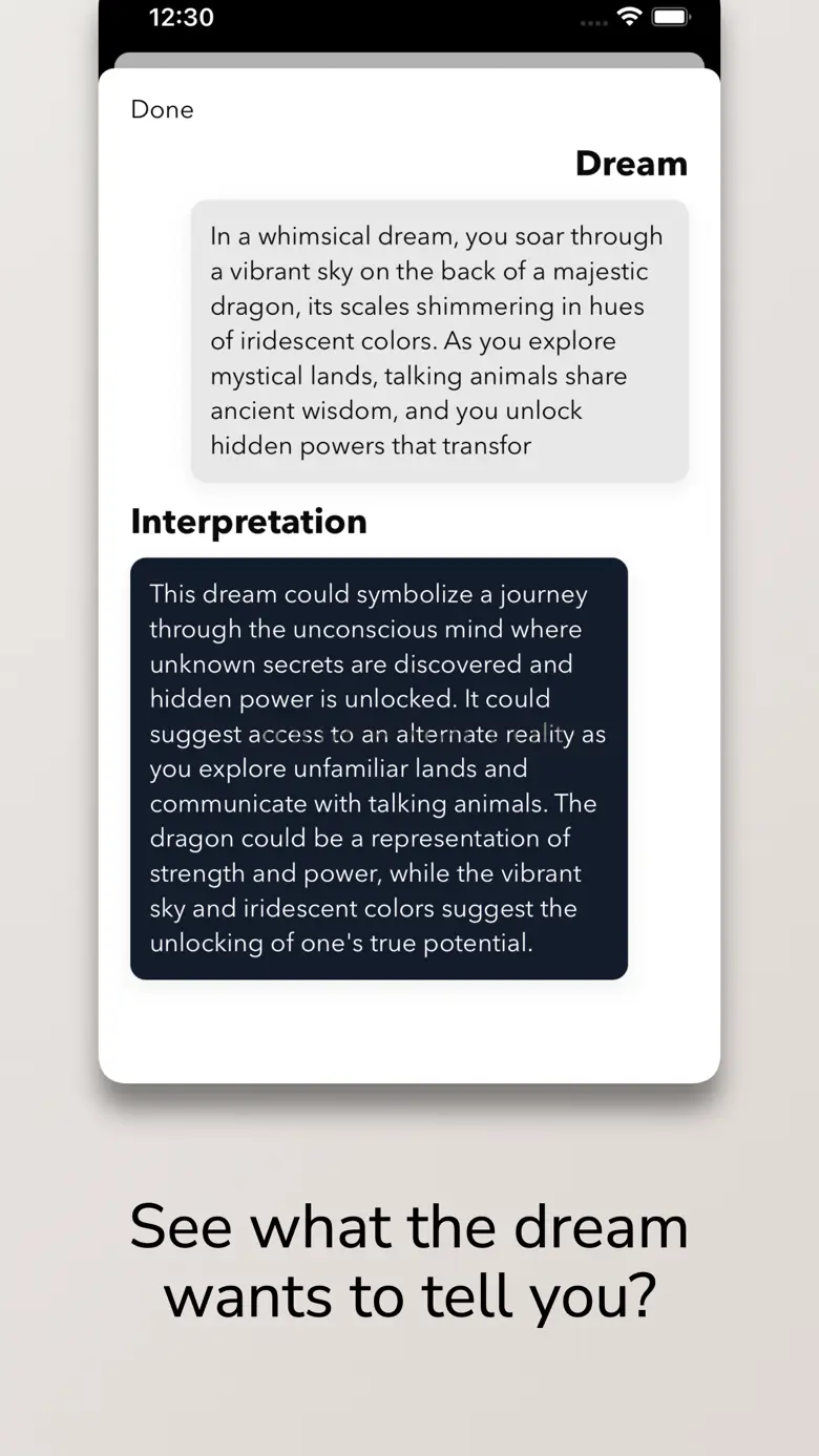 DreamAI: Dream Interpreter AI 1.2