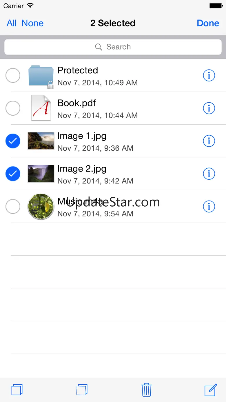 USB Disk SE, File Manager 2.12.1
