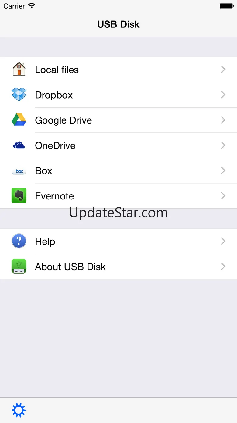 USB Disk SE, File Manager 2.12.1