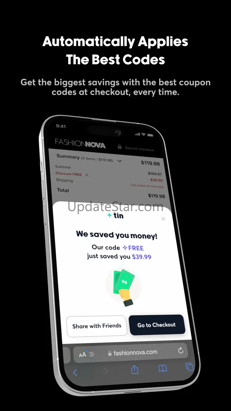 Tin: Save w/ Coupons in Safari 0.0.7.0