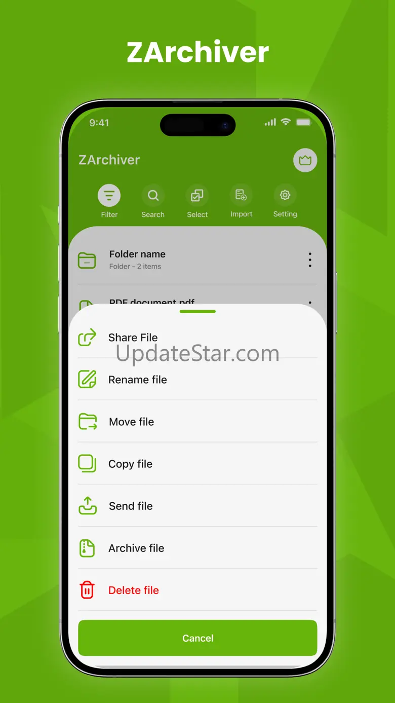 ZArchiver 1.0.9