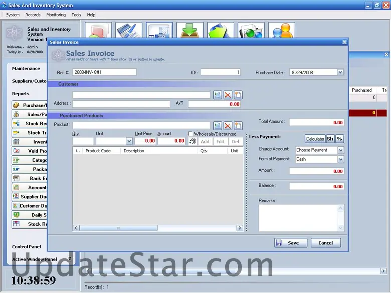 Sales and Inventory System