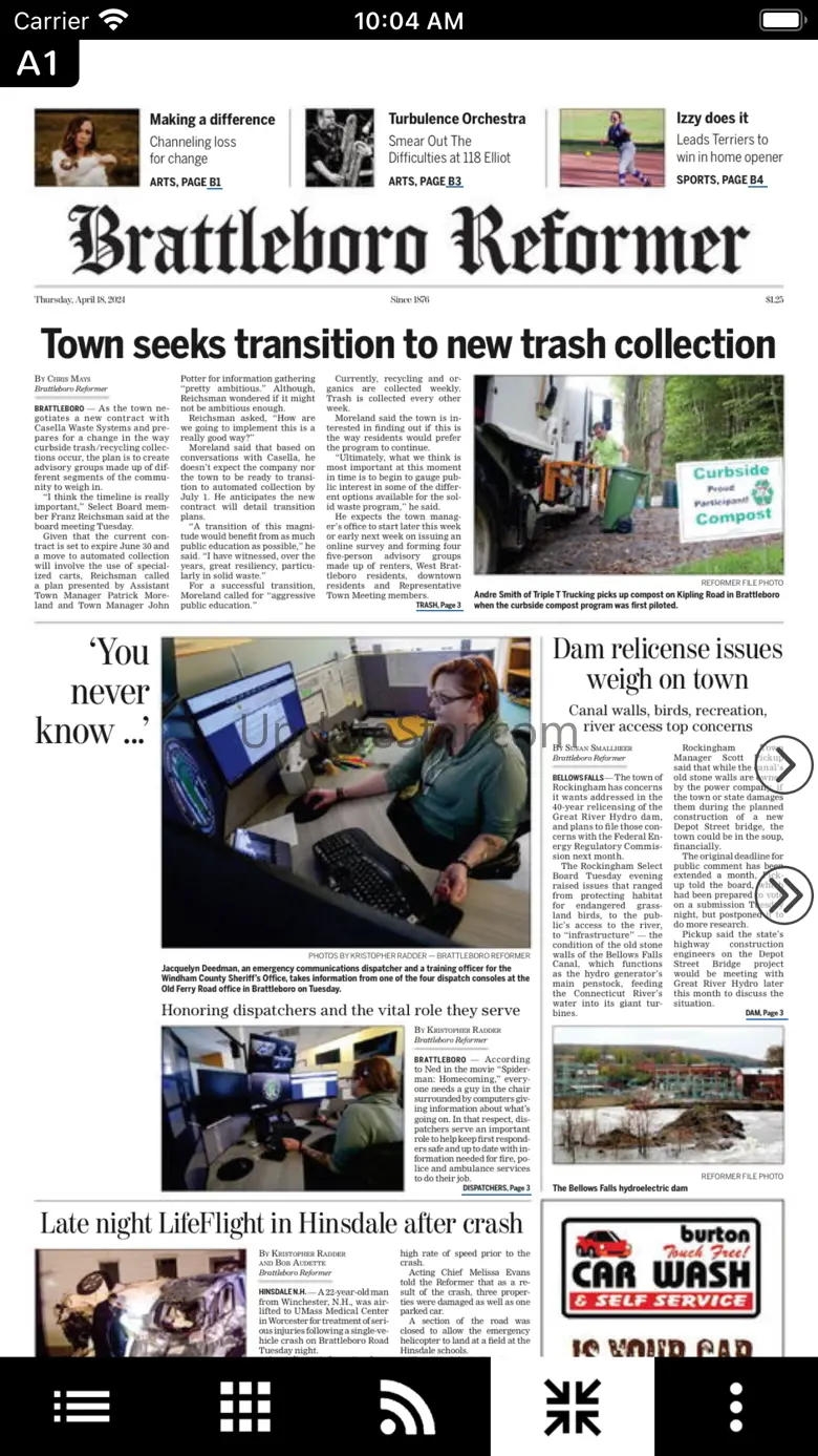 Brattleboro Reformer 3.12.04