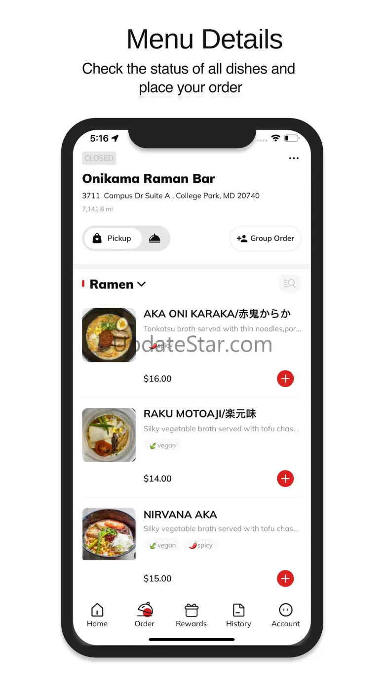 Onikama Ramen Bar 2.8.1