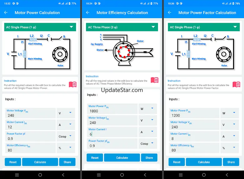 Electrical Calculation App 4