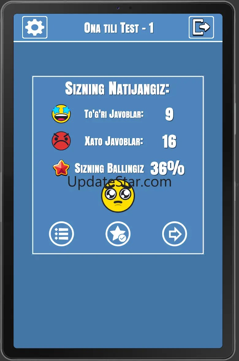 Test Bor  - Barcha Fanlardan