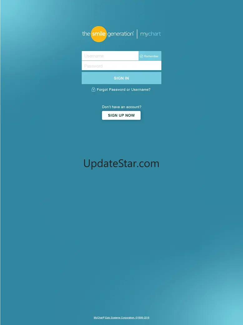 Smile Generation MyChart 10.8.5