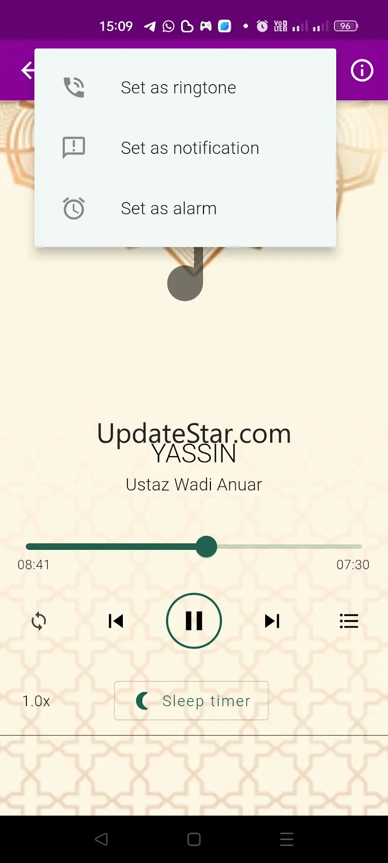 Alunan Bacaan YASSIN - MP3 2.3.5