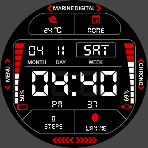 Marine Digital 2 Watch Face 1.17