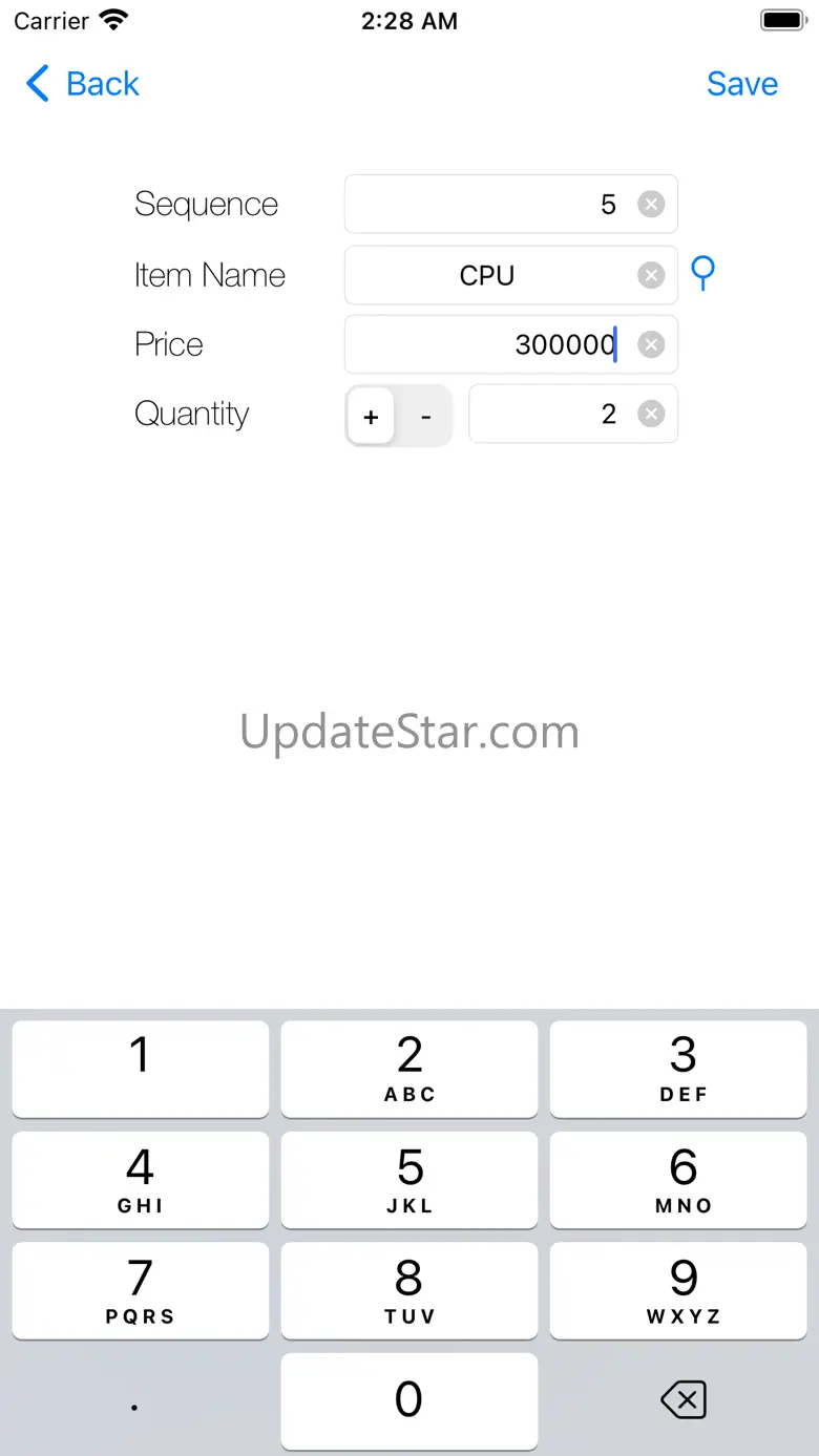 Order List - Quote 5.1.9