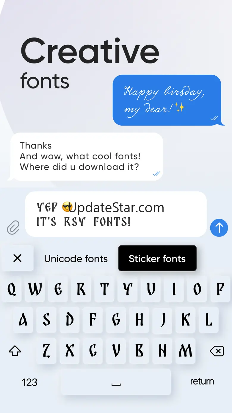Aesthetic Fonts Keyboard 3.2.0