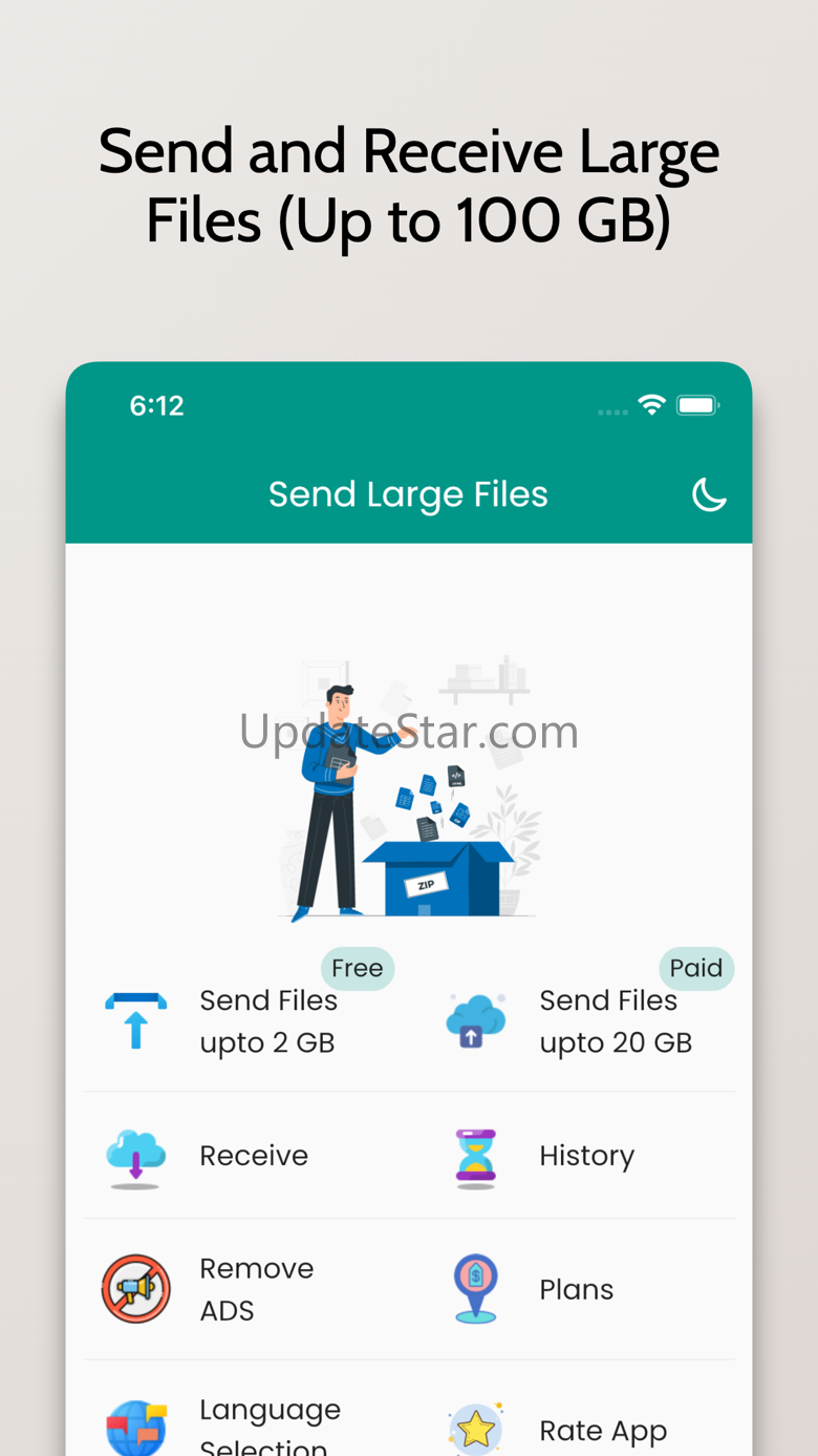 Send Large Files: GBs Transfer 5.1.5
