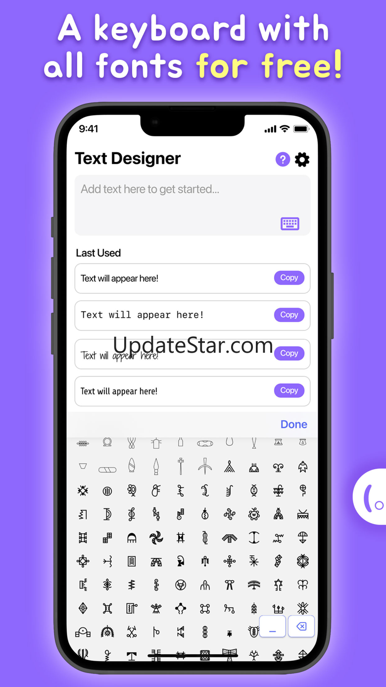 Text Designer - Font Keyboard 2.0.1