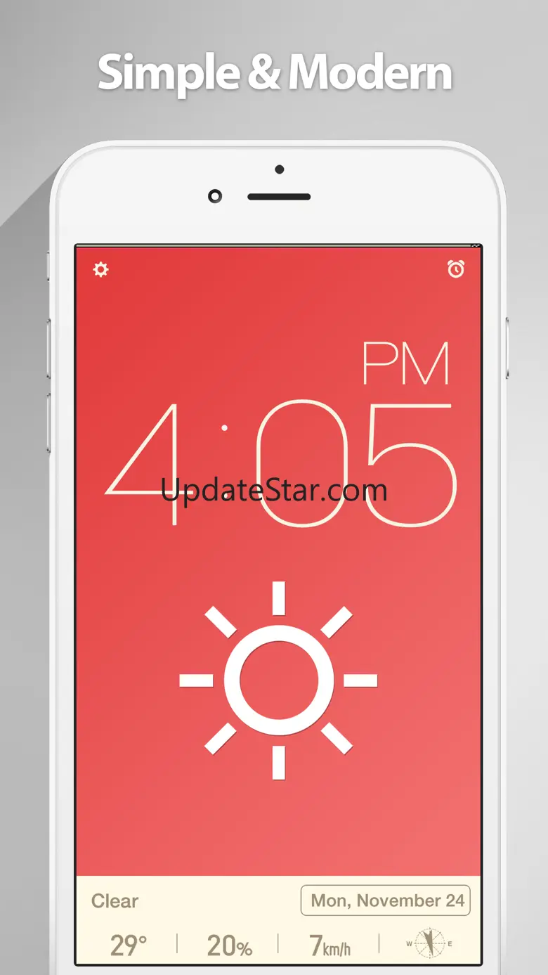 Red Clock - Weather & Alarm 5.2.1