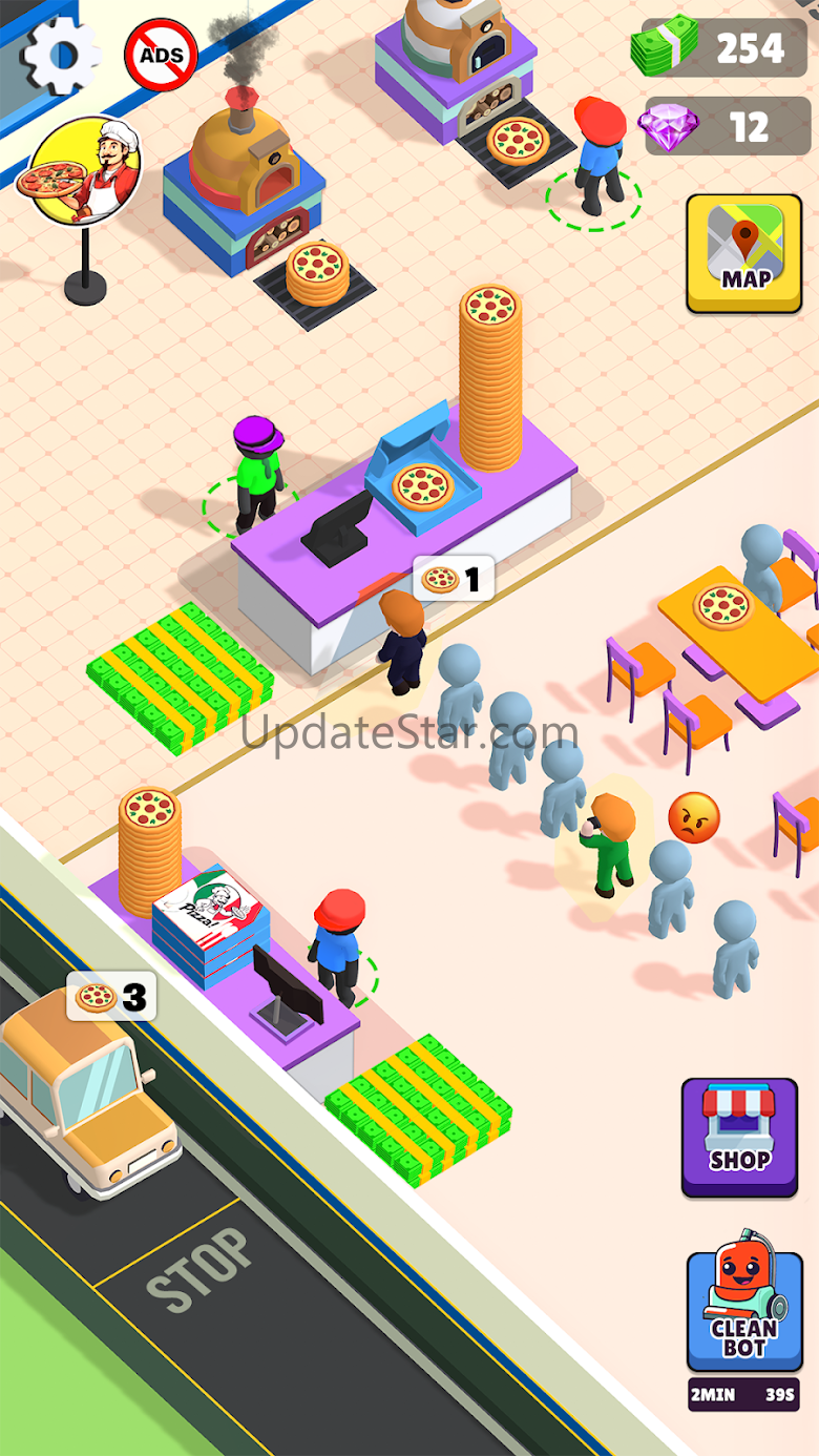 Idle Pizza Shop Tycoon Game 2.9