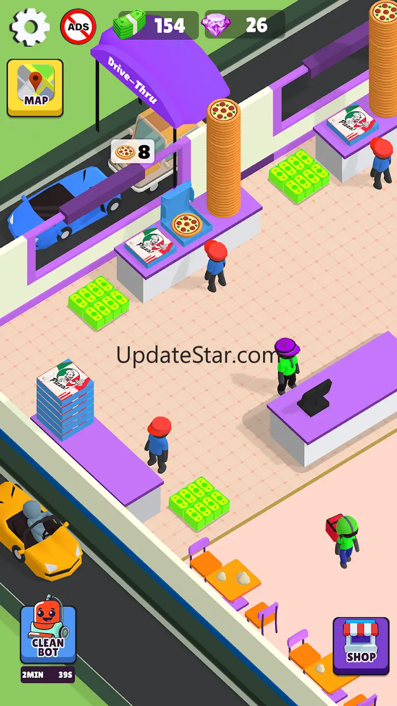 Idle Pizza Shop Tycoon Game 2.9