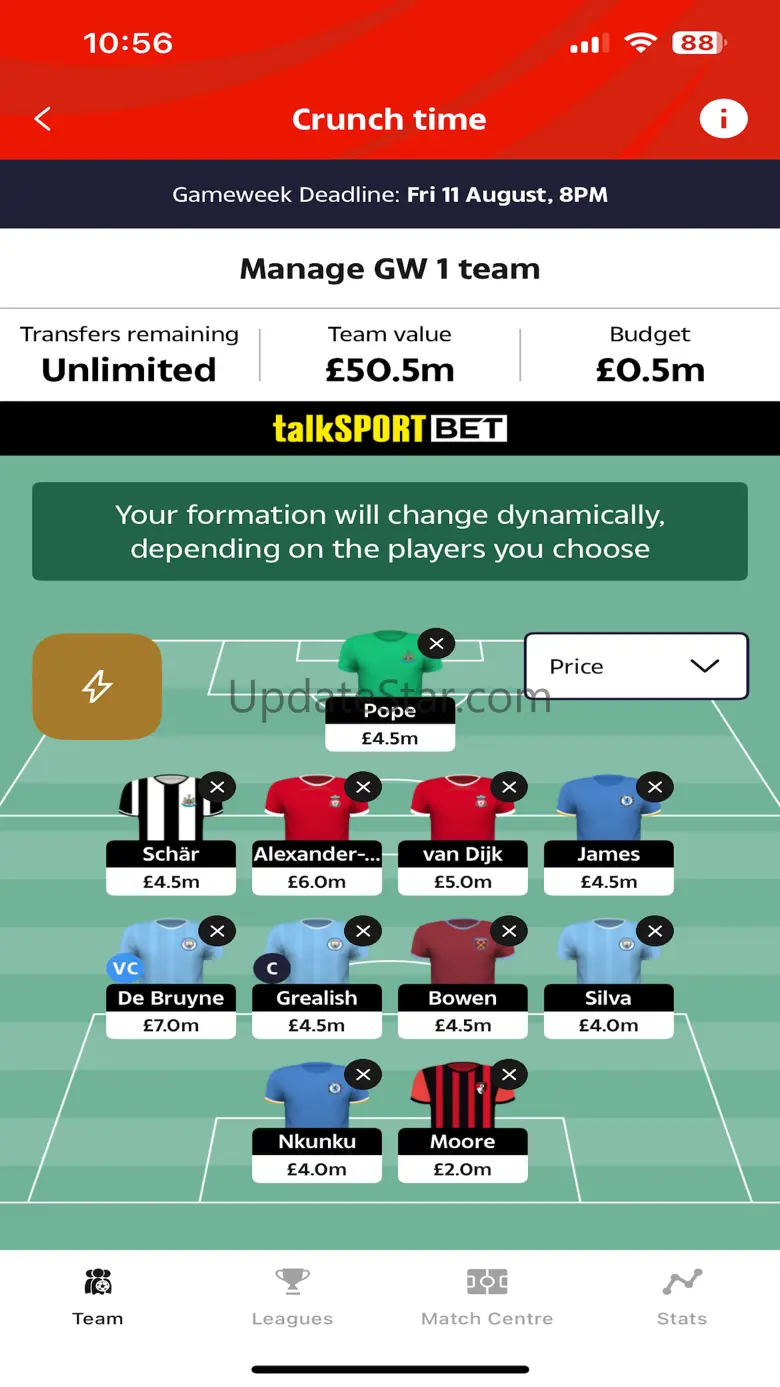 The Sun Dream Team 22.0.2