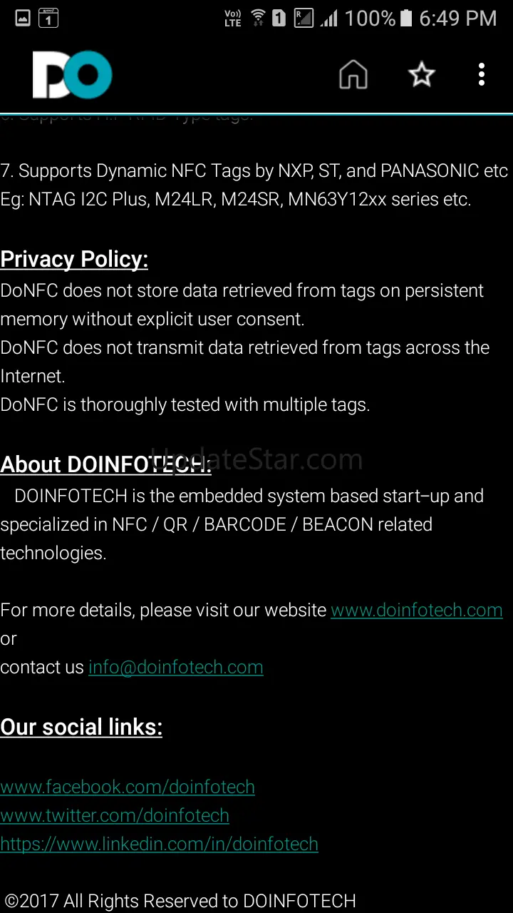 DoNfc - NFC Reader & Creater 1.1