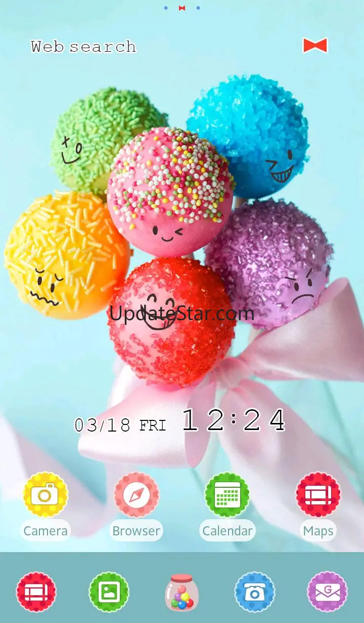 Cute Theme-Colorful Candy- 1.0.0