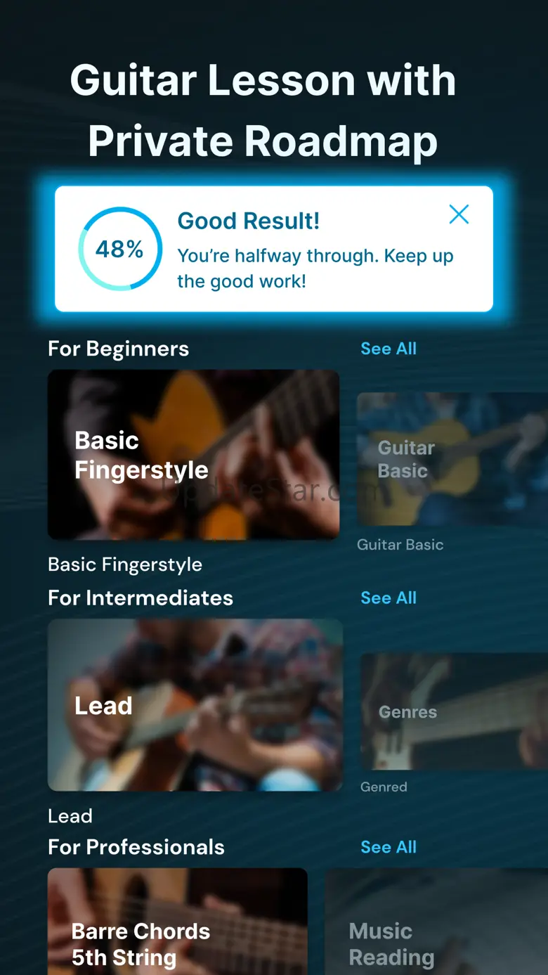 Guitar Tuner, Lesson - IGuitar 1.2.5