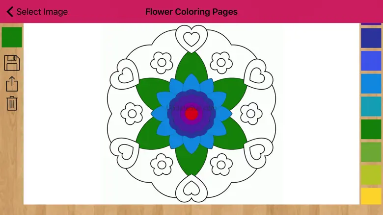 Flower Coloring Pages Mandala 2.0