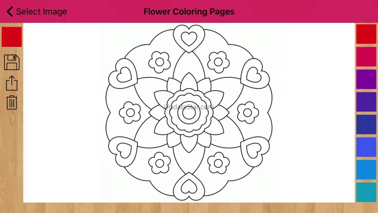 Flower Coloring Pages Mandala 2.0