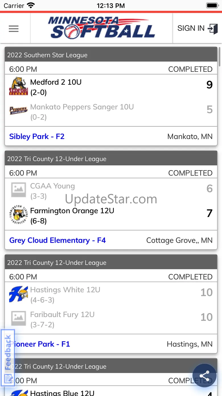 Minnesota Softball 2.1.2