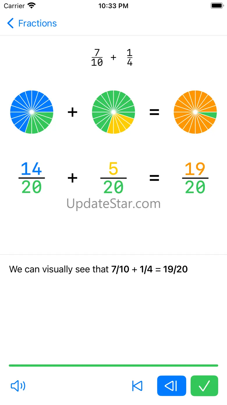 Fraction Steps: Learn Visually 1.0.0