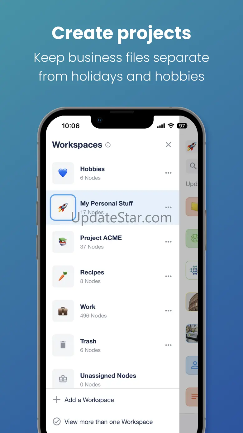 myReach - files, webs, notes 2.31.1