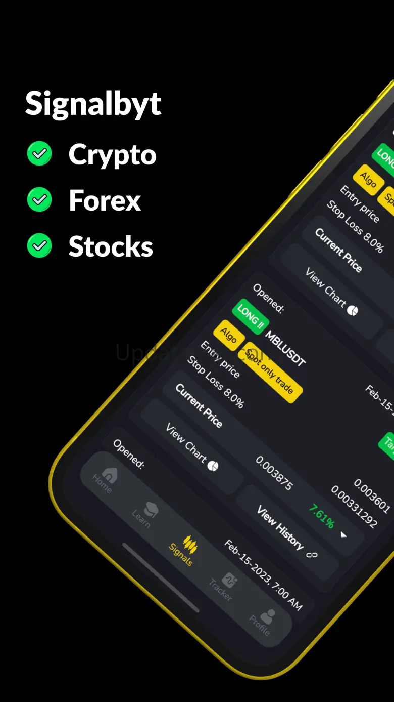 Signalbyt:Crypto,Forex,Stocks 1.0.1009