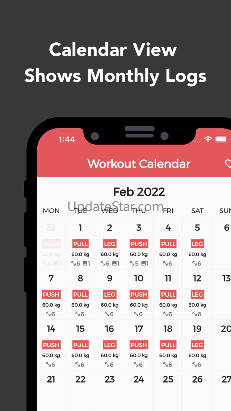 Workout Calendar: Track/Log 3.2.3(3203)