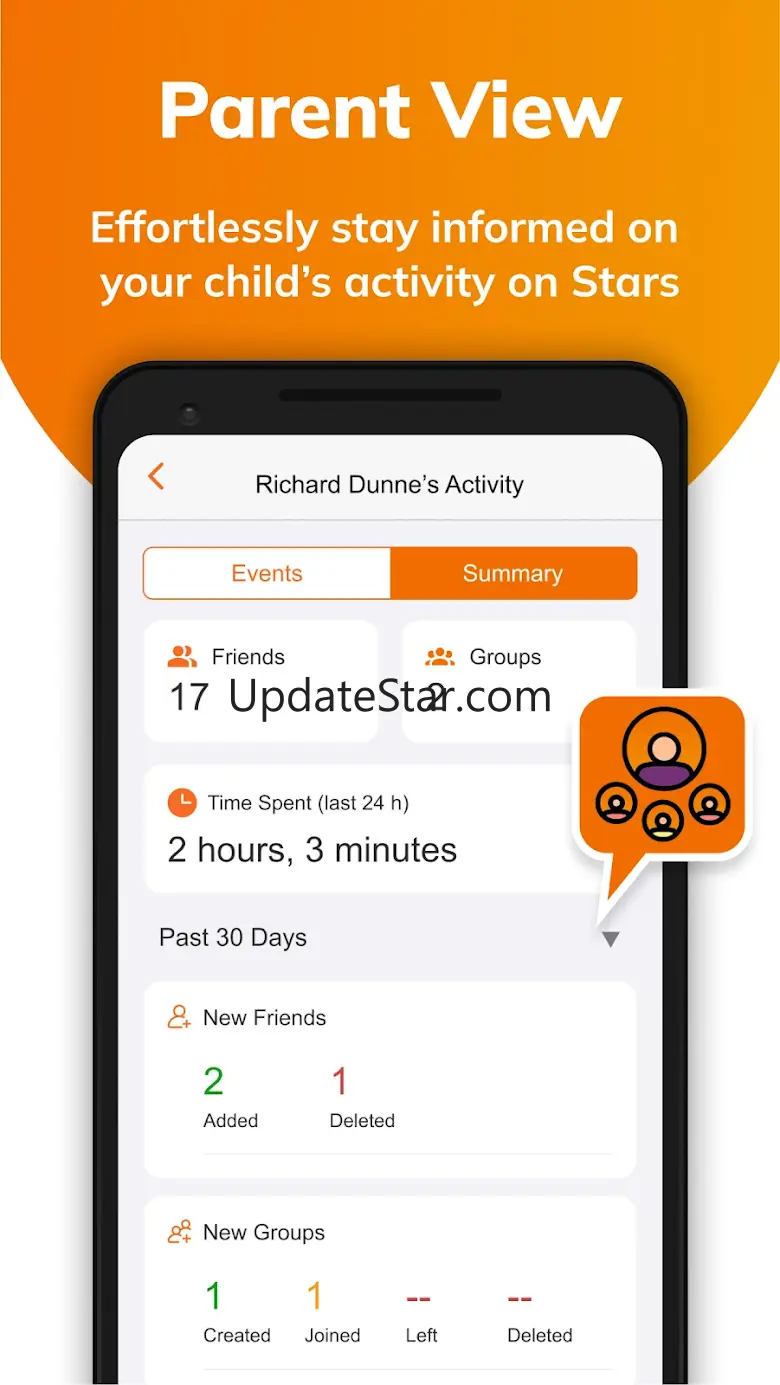 Stars Messenger Kids Safe Chat 2.0.85