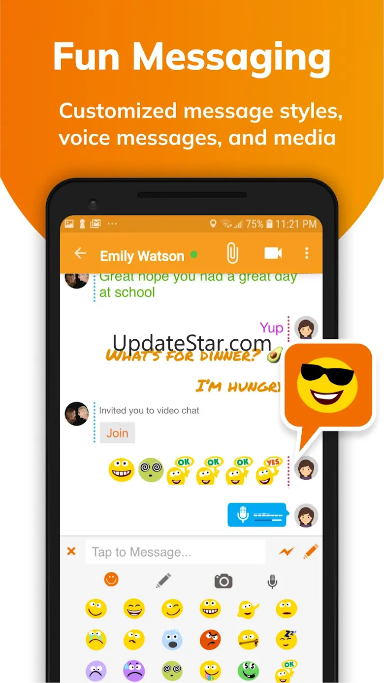 Stars Messenger Kids Safe Chat 2.0.85