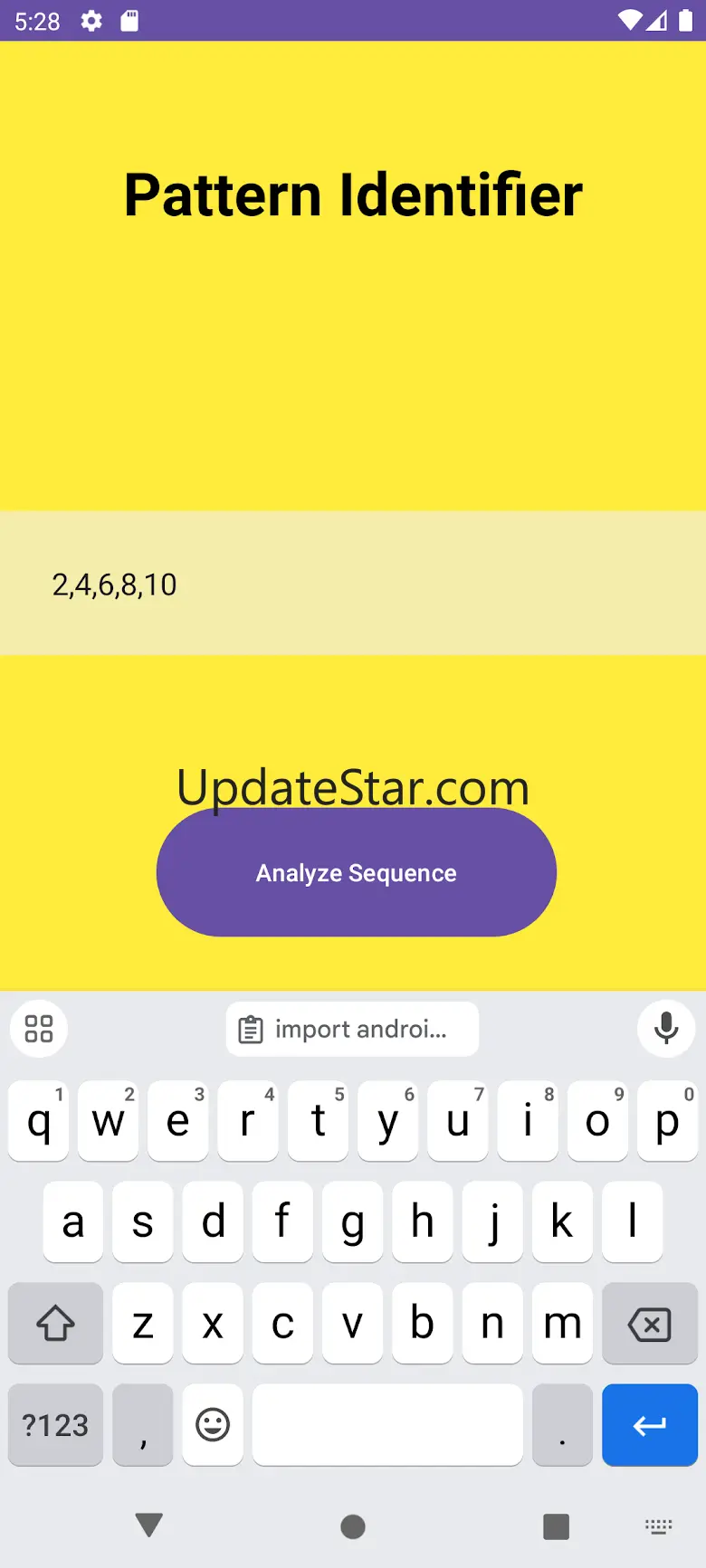 Pattern Indentifier App